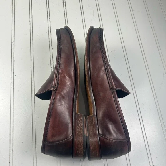 Bruno Magli Positano POSITANO Brown Slip On Penny Loafers Men’s Size 10 - Picture 5 of 10